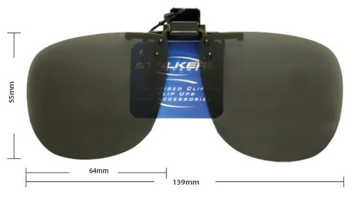 [9340457011428] Stalkers Flip Ups F009 Grey Polarised Lenses