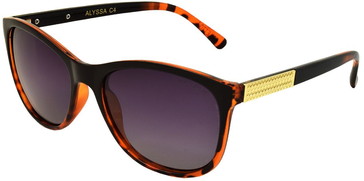Stiletto Alyssa C4 Black Dark Demi / Smoke Gradient Polarised Lenses