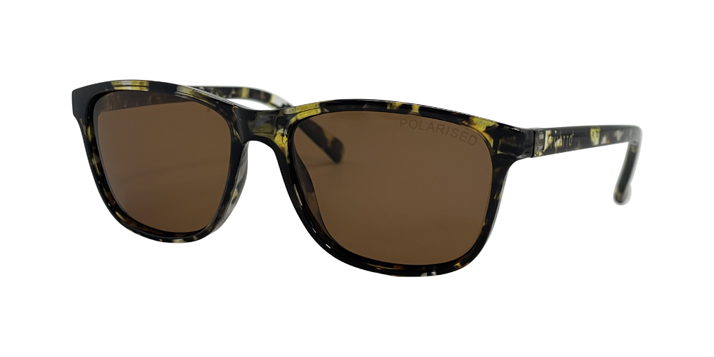 Stiletto April C6 Crystal Rose w Demi Black / Brown Polarised Lenses