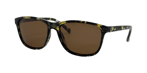 [9340457028754] Stiletto April C6 Crystal Rose w Demi Black / Brown Polarised Lenses