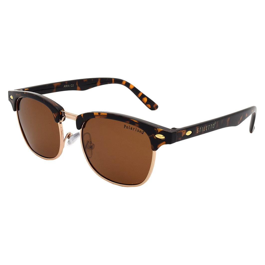 Stiletto Aria C2 Dark Demi / Brown Polarised Lenses