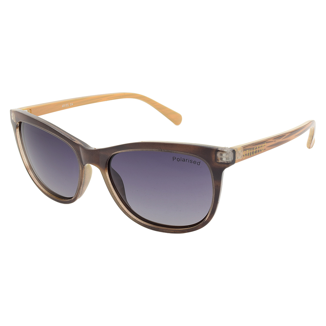 Stiletto Ariel C4 Crystal Stripe Paper / Smoke Gradient Polarised Lenses
