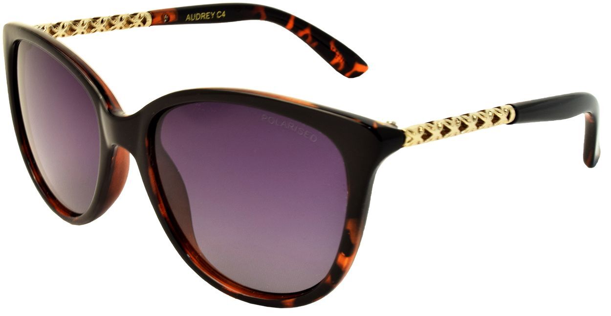 Stiletto Audrey C4 Black Dark Demi / Smoke Gradient Polarised Lenses