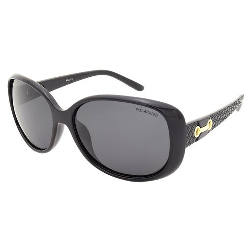 [9337217006220] Stiletto Ava C1 Shiny Black / Smoke Polarised Lenses