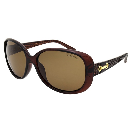 [9337217006237] Stiletto Ava C2 Crystal Dark Brown / Brown Polarised Lenses