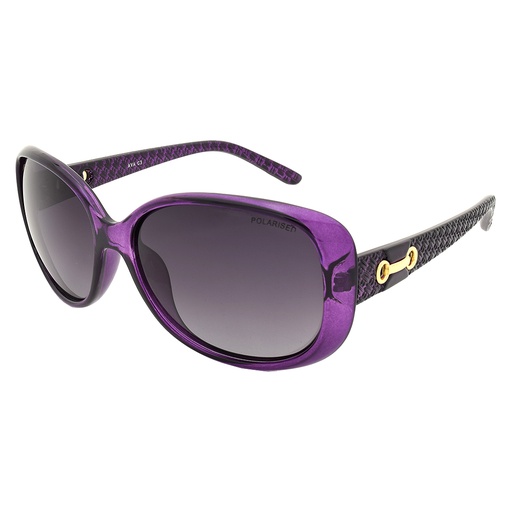 [9337217006244] Stiletto Ava C3 Crystal Dark Plum / Smoke Gradient Polarised Lenses
