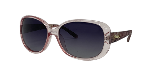 [9340457028679] Stiletto Ava C8 Crystal Peach w Milky Plum / Smoke Gradient Polarised Lenses