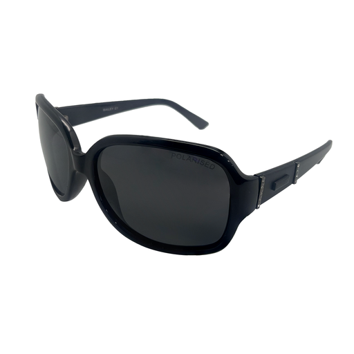 [9340457023308] Stiletto Bailey C1 Black / Smoke Polarised Lenses