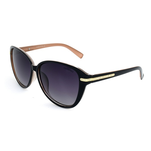 [9340457020062] Stiletto Charlotte C2 Crystal Brown / Brown Gradient Smoke Polarised Lenses