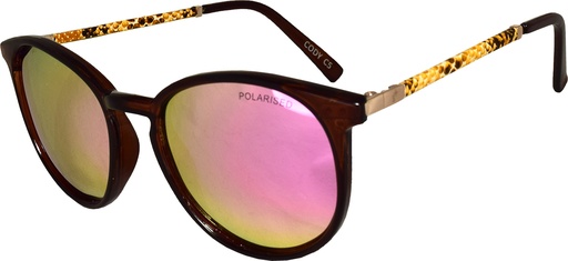 [9337217000327] Stiletto Cody C5 Crystal Brown / Peach Revo Polarised Lenses