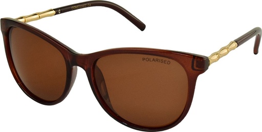 [9340457020031] Stiletto Constance C4 Crystal Dark Brown / Brown Polarised Lenses