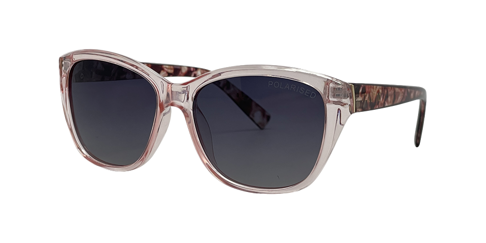 Stiletto Coral C8 Crystal Peach w Milky Plum / Smoke Gradient Polarised Lenses