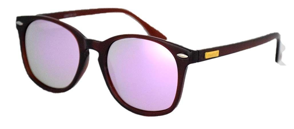 Stiletto Dakota C4 Crystal Brown / Light Pink Revo Polarised Lenses