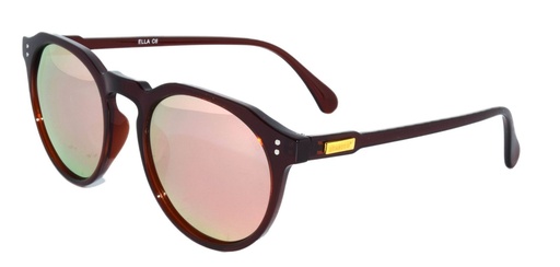 [9340457011602] Stiletto Ella C6 Crystal Brown / Pink Revo Polarised Lenses