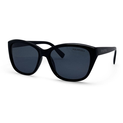 [9340457029782] Stiletto Elsie C1 Black / Smoke Polarised Lenses