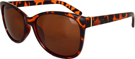 [9340457022196] Stiletto Evelyn C3 Crystal Dark Demi / Brown Polarised Lenses