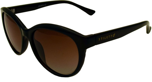 [9340457015365] Stiletto Jacinta C2 Crystal Dark Brown / Brown Gradient Polarised Lenses