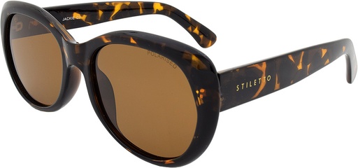 [9337217001928] Stiletto Jackie C3 Double Dark Demi / Brown Polarised Lenses