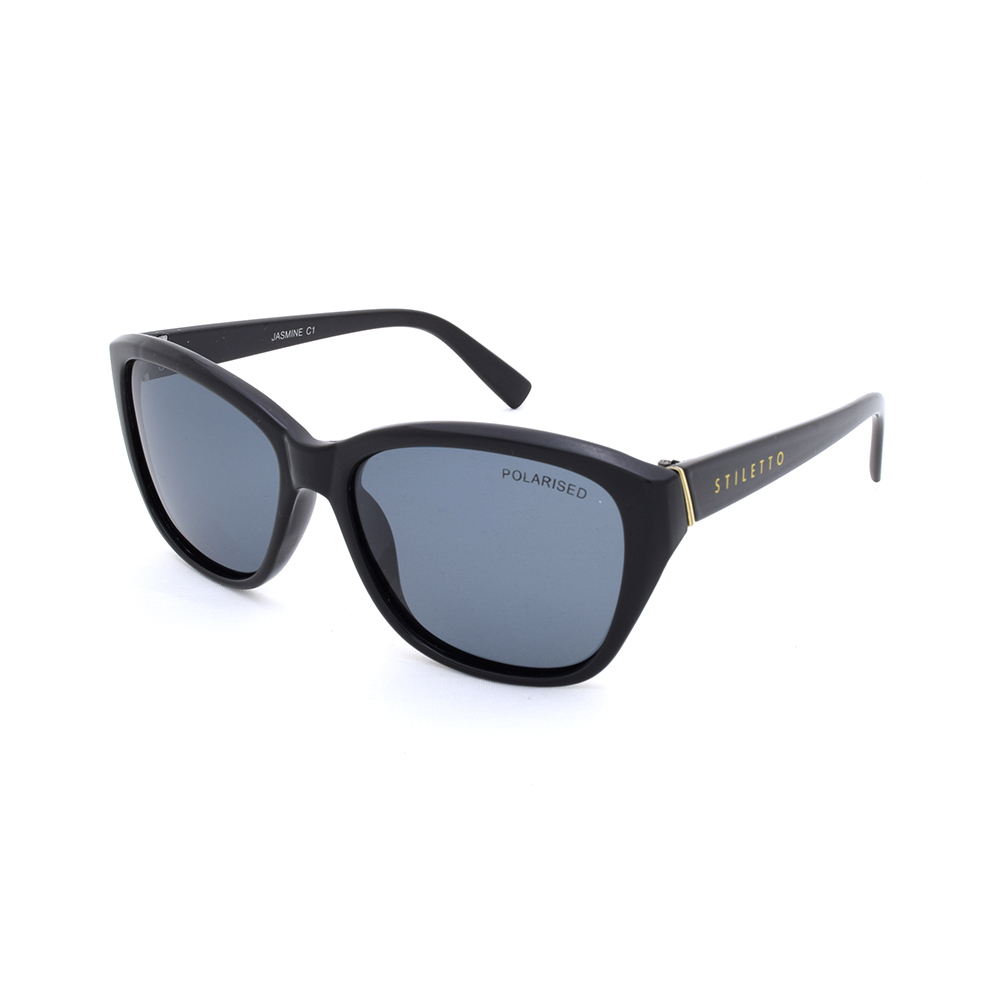 Stiletto Jasmine C1 Black / Smoke Polarised Lenses