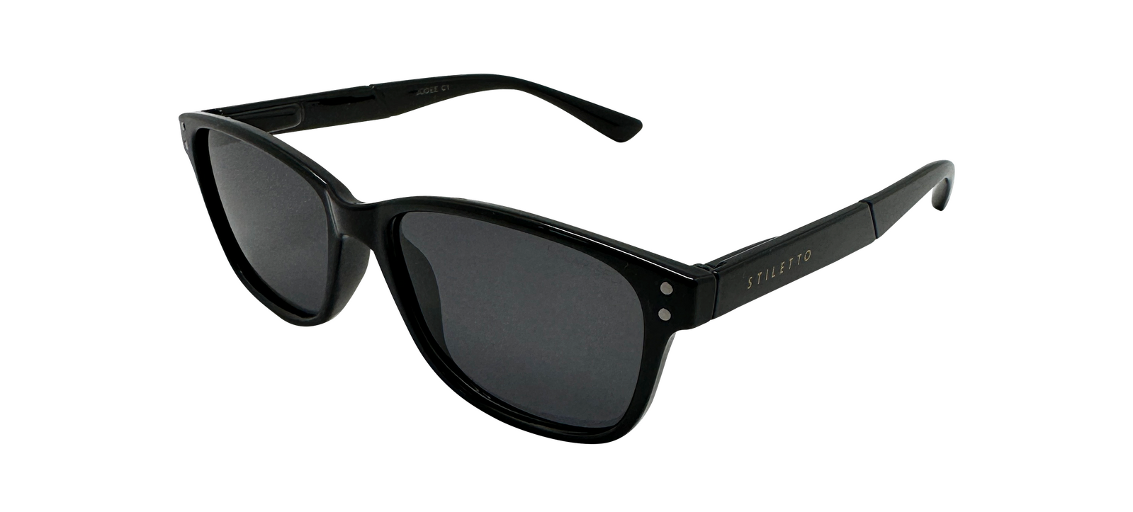 Stiletto Jodee C1 Shiny Black / Smoke Polarised Lenses