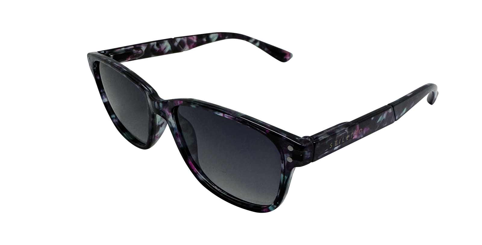 Stiletto Jodee C2 Crystal Rose Demi / Gradient Smoke Polarised Lenses