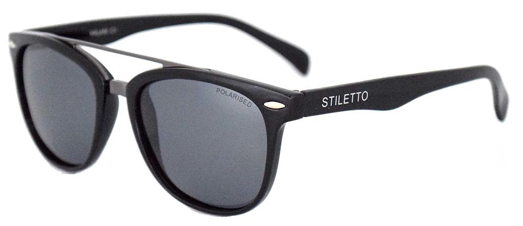 Stiletto Kalani C1 Black / Smoke Polarised Lenses