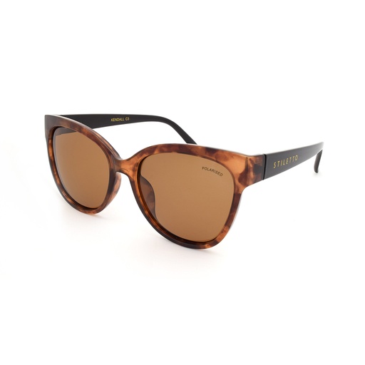 [9337217020462] Stiletto Kendall C3 Crystal Light Brown / Brown Polarised Lenses