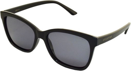 [9340457018458] Stiletto Leah C1 Black / Smoke Polarised Lenses