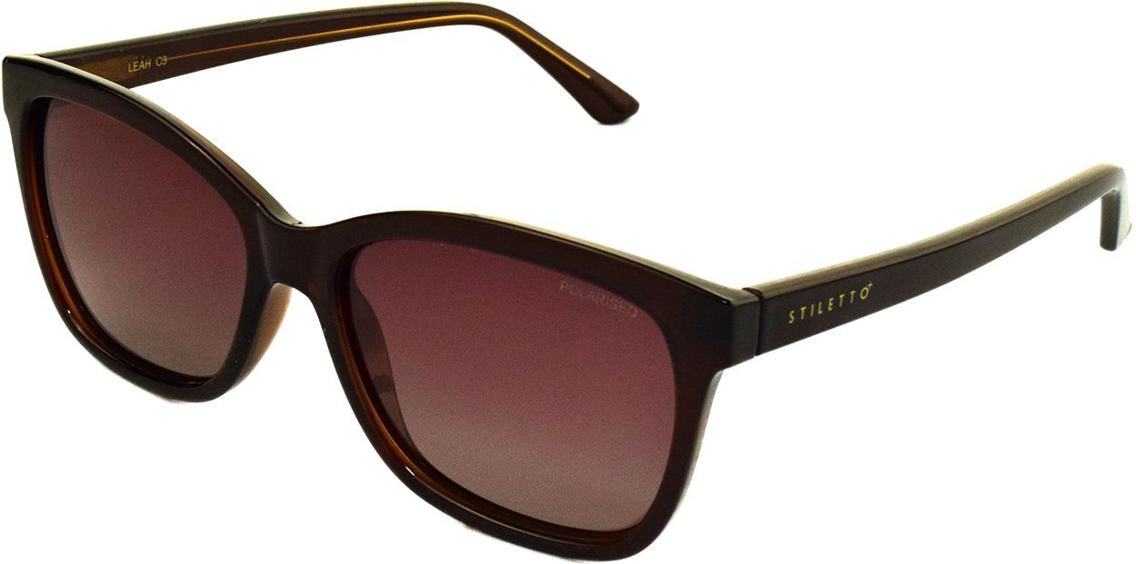 Stiletto Leah C3 Dark Brown / Smoke Gradient Polarised Lenses