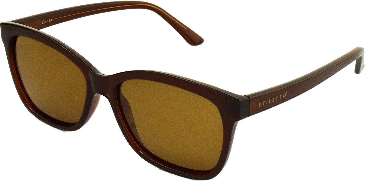 Stiletto Leah C4 Crystal Dark Brown / Brown Polarised Lenses