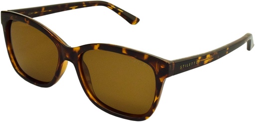 [9340457018496] Stiletto Leah C5 Double Dark Demi / Brown Polarised Lenses