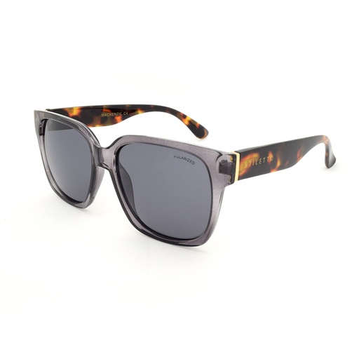 [9337217020851] Stiletto Mackenzie C4 Crystal Smoke & Tortoise / Smoke Polarised Lenses