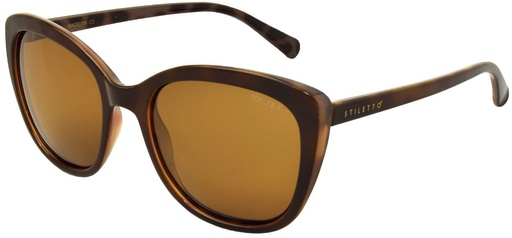 [9340457018168] Stiletto Madelyn C3 Dark Tortoise / Brown Polarised Lenses