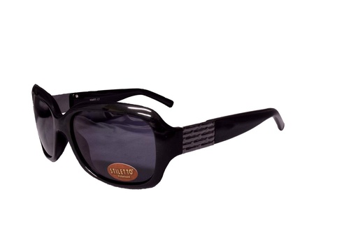 [9337217018926] Stiletto Marti C1 Black / Smoke Polarised Lenses