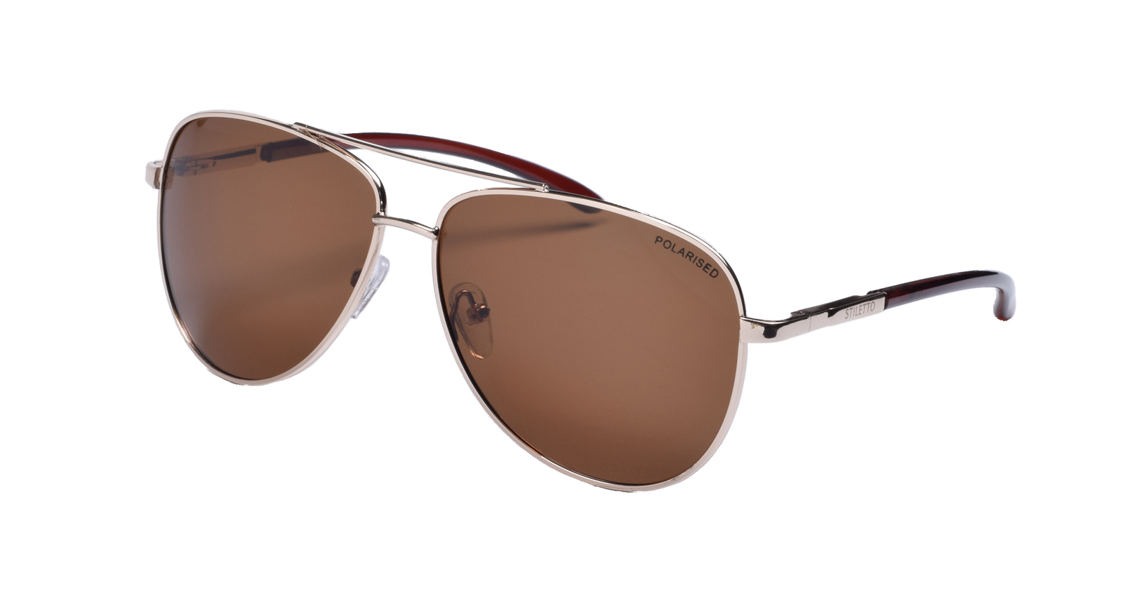 Stiletto Misty C3 & C8 Light Gold / Peach Revo Polarised Lenses