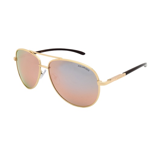 [9340457024701] Stiletto Misty C4 & C10 Light Gold / Black Pink Revo Polarised Lenses