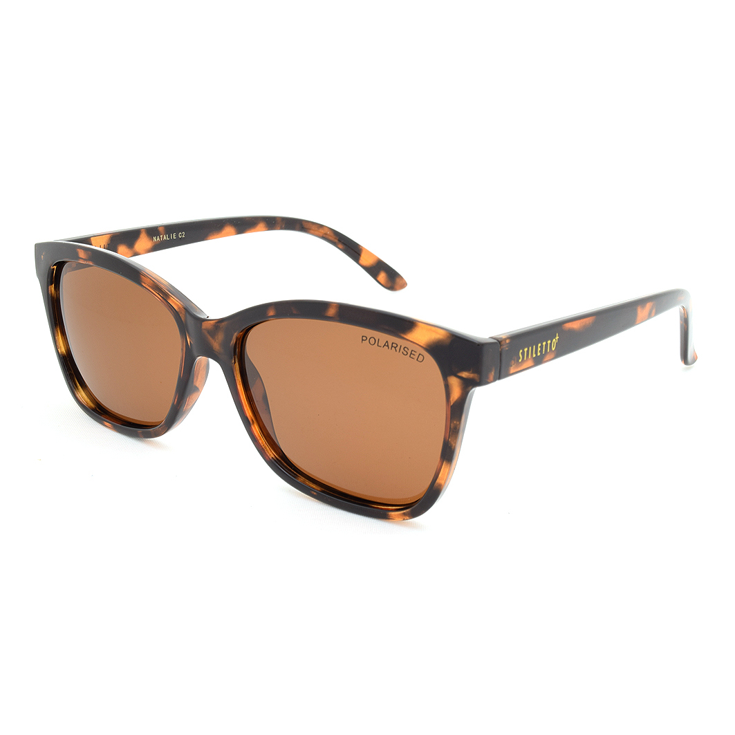 Stiletto Natalie C2 Dark Tortoise / Brown Polarised Lenses