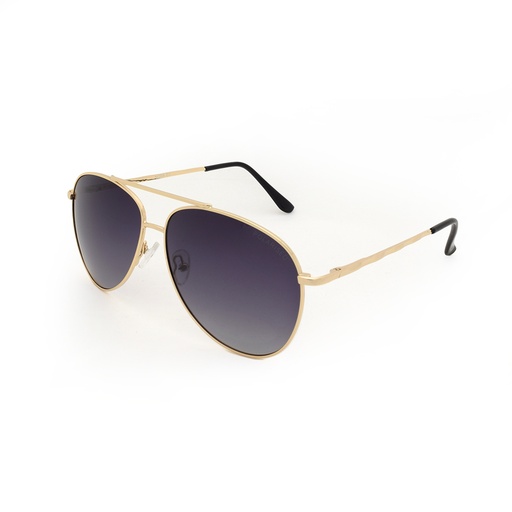 [9340457022370] Stiletto Nora C1 Light Gold / Smoke Polarised Lenses