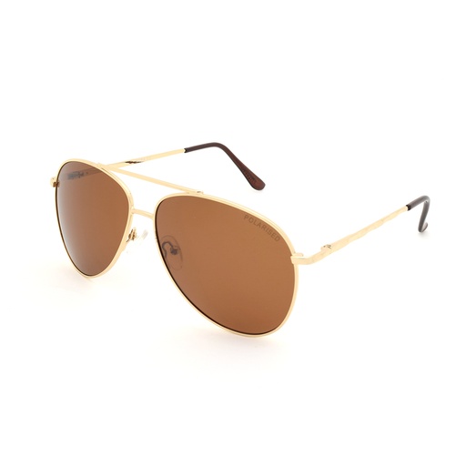 [9340457022394] Stiletto Nora C3 Light Gold / Brown Polarised Lenses