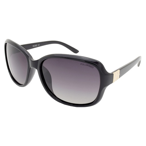 [9340457016133] Stiletto Rose C1 Black Gold / Smoke Gradient Polarised Lenses