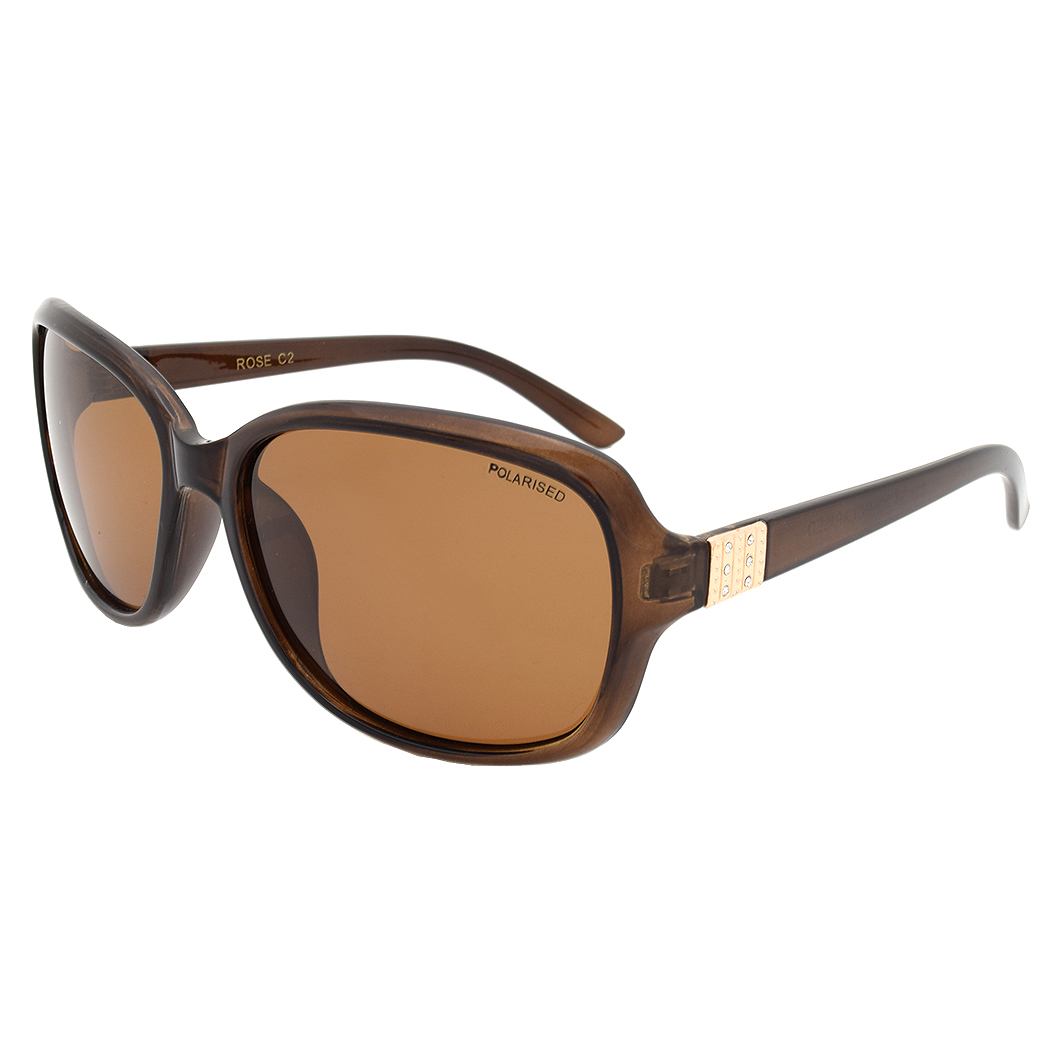 Stiletto Rose C2 Crystal Brown Gold / Brown Polarised Lenses