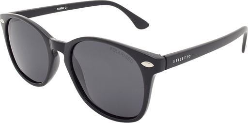 [9337217001942] Stiletto Sammi C1 Black Matte Black / Smoke Polarised Lenses