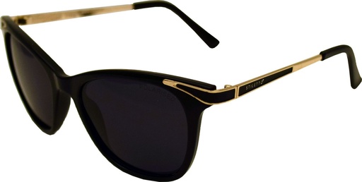 [9340457015310] Stiletto Sienna C1 Black Light Gold / Smoke Polarised Lenses