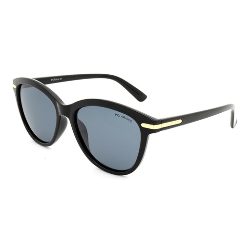 [9340457024879] Stiletto Sophia C1 Black / Smoke Polarised Lenses