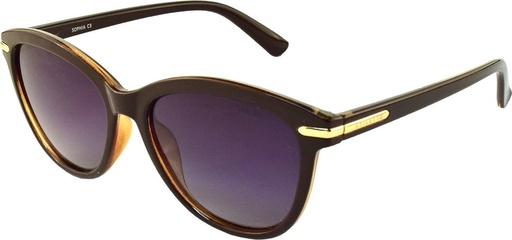 [9340457019974] Stiletto Sophia C3 Light Brown / Smoke Gradient Polarised Lenses