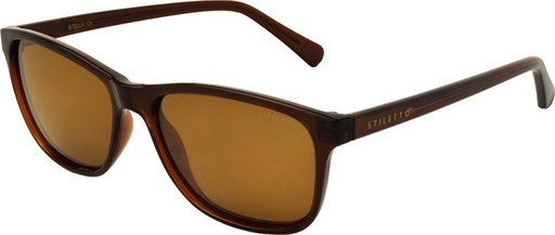 [9340457018274] Stiletto Stella C4 Crystal Dark Brown / Brown Polarised Lenses