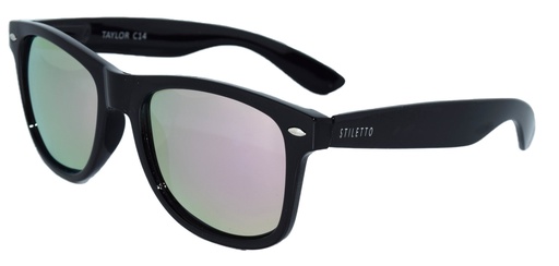 [9340457024978] Stiletto Taylor C4 & C14 Crystal Dark Brown / Lotus Pink Revo Polarised Lenses