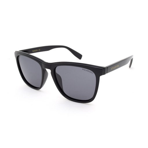[9337217020714] Stiletto Teagon C5 Black / Smoke Polarised Lenses