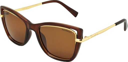 [9340457020772] Stiletto Tess C3 Crystal Dark Brown / Brown Polarised Lenses