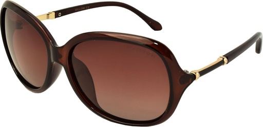 [9340457022226] Stiletto Willow C2 Crystal Dark Brown / Brown Gradient Polarised Lenses